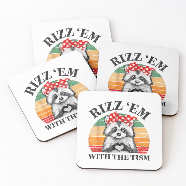 Item preview, Rizz Em With The Tism Vintage Raccoon Meme designed and sold by LeoVargasVelha.