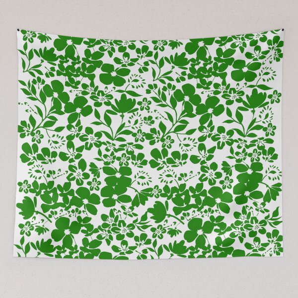 Item preview, Spring fresh green flowers designed and sold by SueKnox.