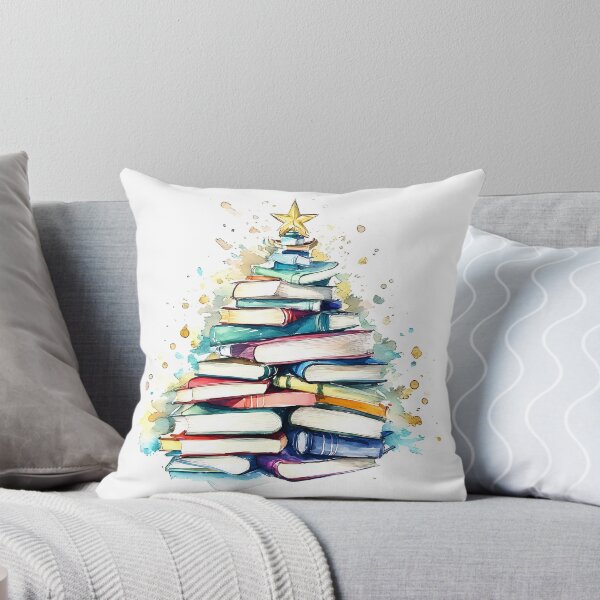 Item preview, books christmas tree designed and sold by GraphicGreets.