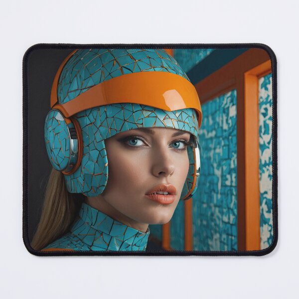Item preview, Woman with blue helmet designed and sold by Osintown.