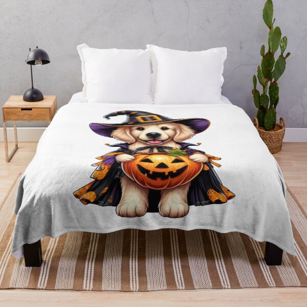 Item preview, Golden Retriever Dog Halloween designed and sold by doodIllustrate.