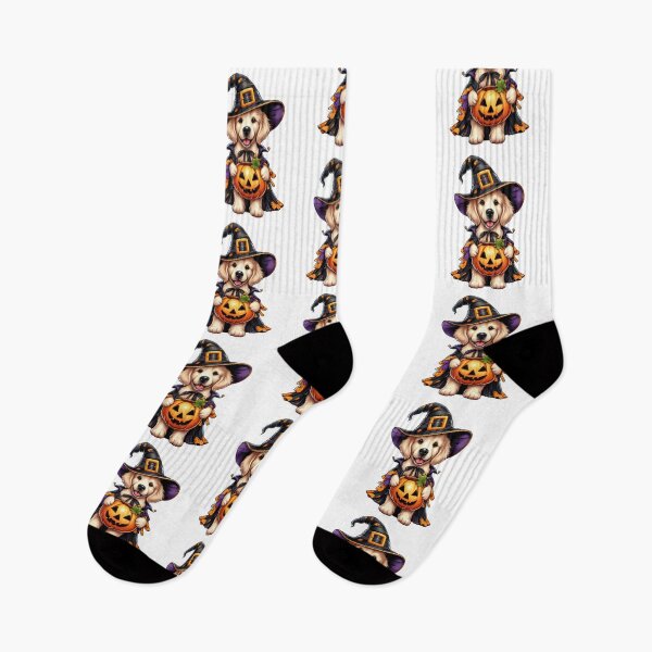 Item preview, Golden Retriever Dog Halloween designed and sold by doodIllustrate.