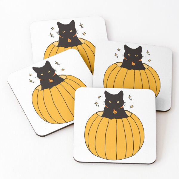 Item preview, Black cat pumpkin  designed and sold by Hiimui02.