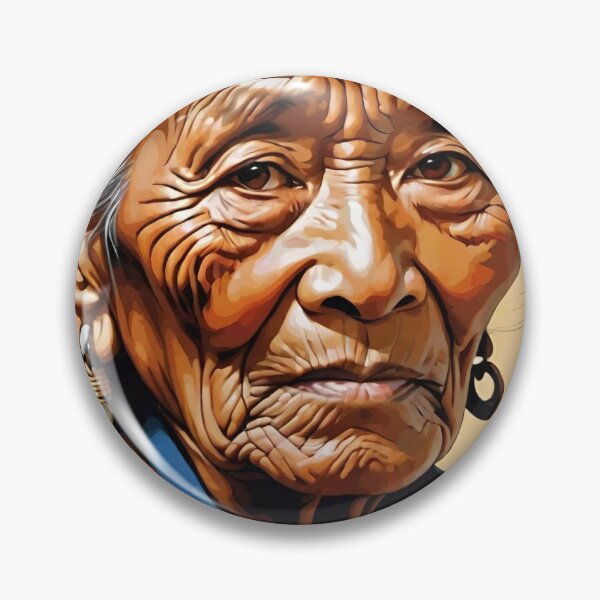 Item preview, Old Nepalese Tibetan Woman Portrait designed and sold by Places On Earth.