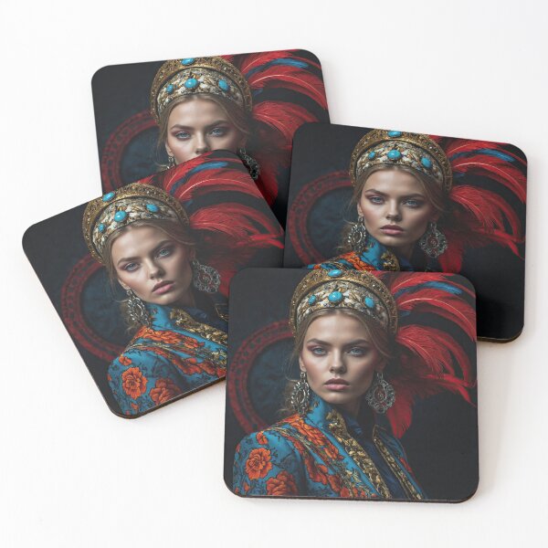 Item preview, Baroque woman with feathers designed and sold by Osintown.