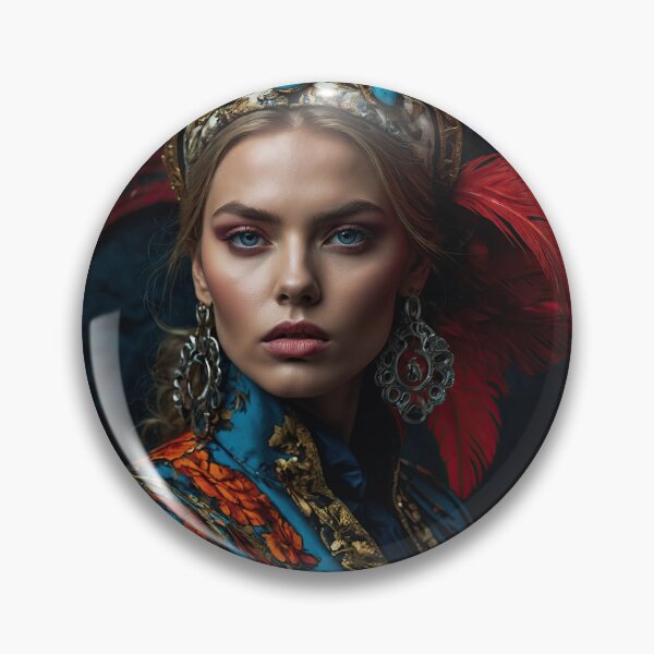 Item preview, Baroque woman with feathers designed and sold by Osintown.