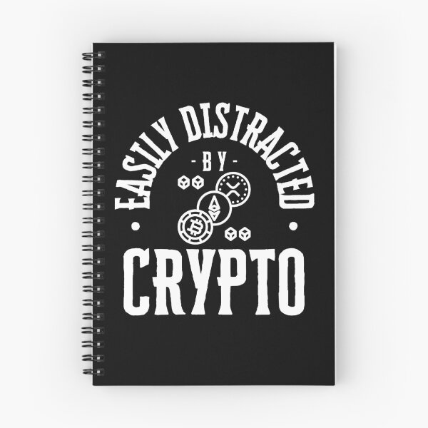 Item preview, Easily Distracted by Crypto designed and sold by TeeHeeHeeStore.