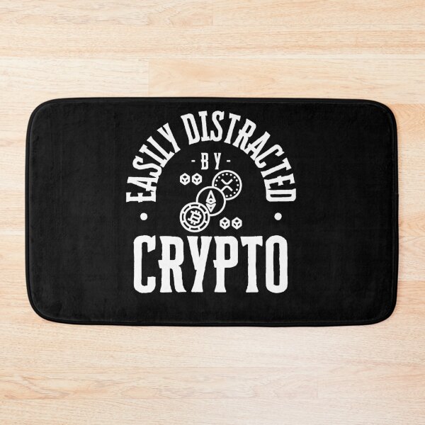 Item preview, Easily Distracted by Crypto designed and sold by TeeHeeHeeStore.