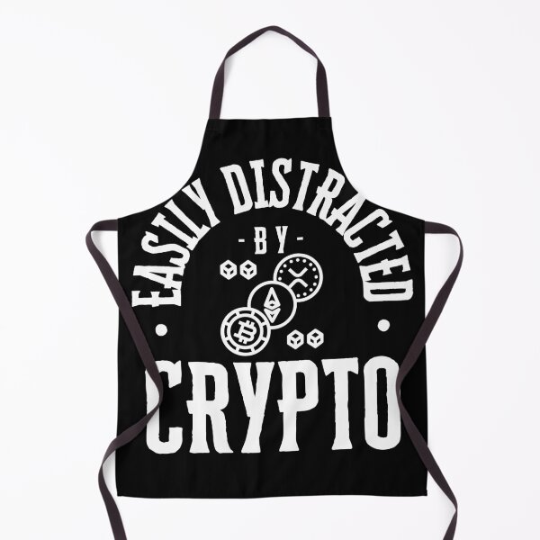 Item preview, Easily Distracted by Crypto designed and sold by TeeHeeHeeStore.