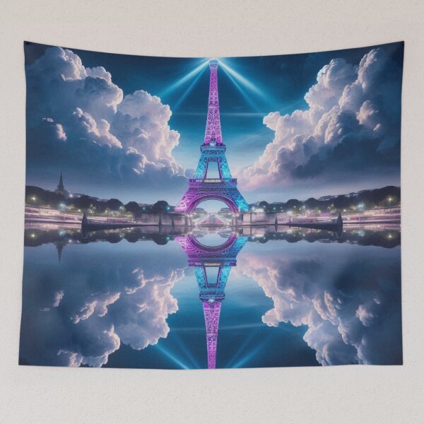 Item preview, Vintage Neon Eiffel Tower Paris designed and sold by DeeCeeFashion.
