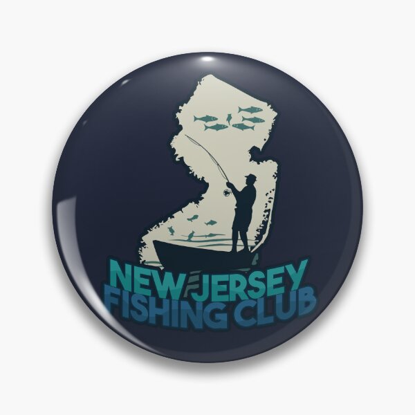 Item preview, NJ Fishing Adventure Vintage New Jersey Fisherman Design designed and sold by SleekVisuals.