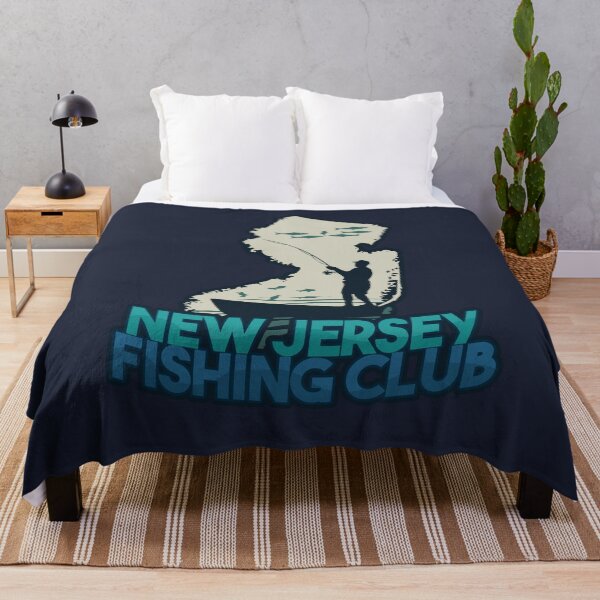 Item preview, NJ Fishing Adventure Vintage New Jersey Fisherman Design designed and sold by SleekVisuals.