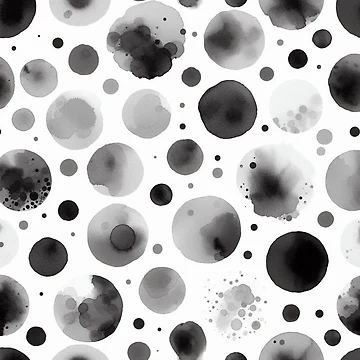 Artwork thumbnail, Monochrome Ink Splatter Pattern by JavisSRDesign