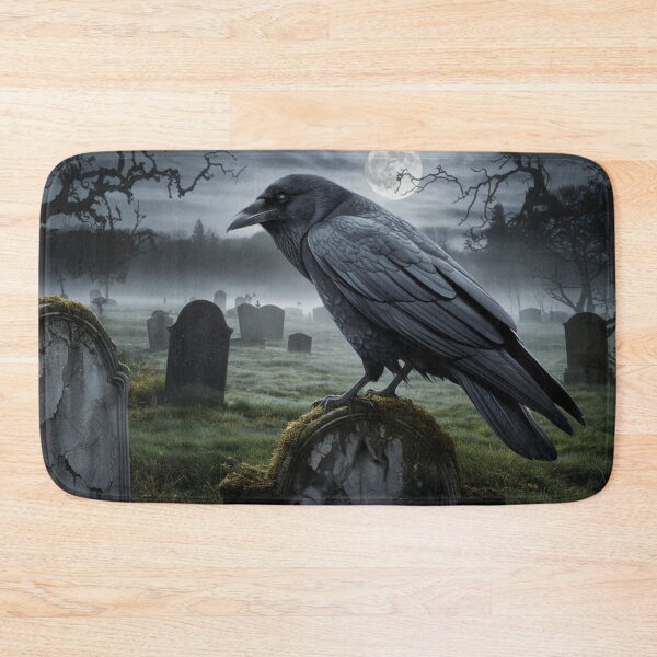 Item preview, GOTHIC RAVEN HALLOWEEN GRAPHIC DESIGN  designed and sold by YourTrendyTees.