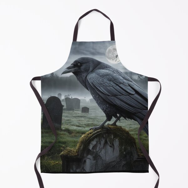 Item preview, GOTHIC RAVEN HALLOWEEN GRAPHIC DESIGN  designed and sold by YourTrendyTees.