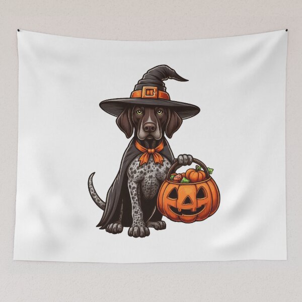 Item preview, German Shorthaired Pointer Dog Halloween designed and sold by doodIllustrate.