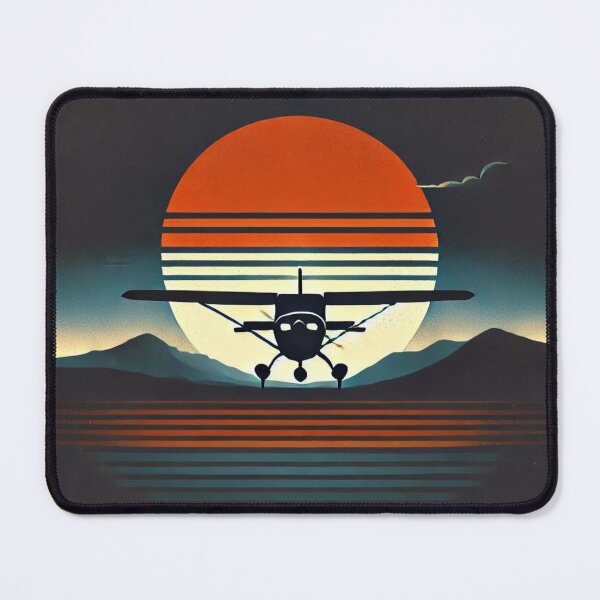 Item preview, Plane at Sunset designed and sold by Blink Art Studio.