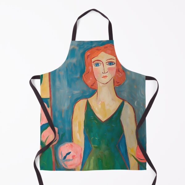 Item preview, Matisse Inspired Woman Portrait designed and sold by Tamas Das.