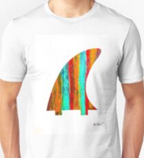 Salty Surf fin Unisex T-Shirt