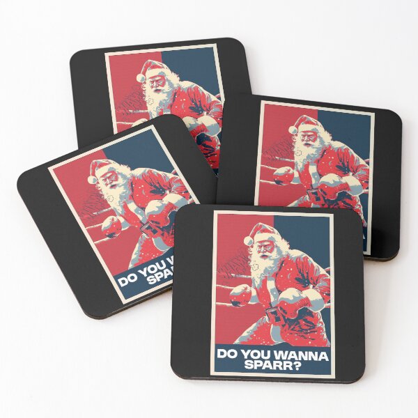 Item preview, Santa Claus Boxing Do You Wanna Sparr Funny Christmas Joke  designed and sold by TrueArtsStore.