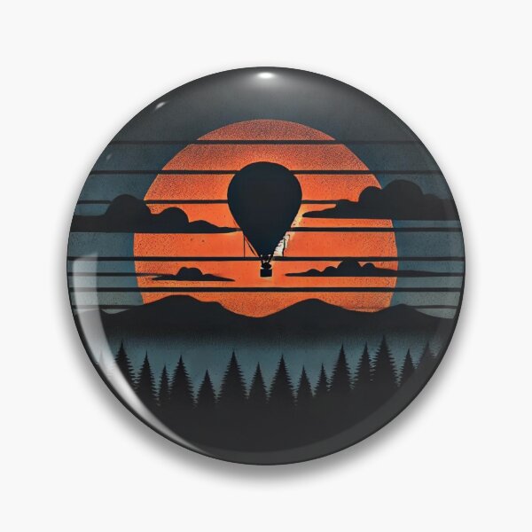 Item preview, Hot Air Balloon at Sunset designed and sold by Blink Art Studio.