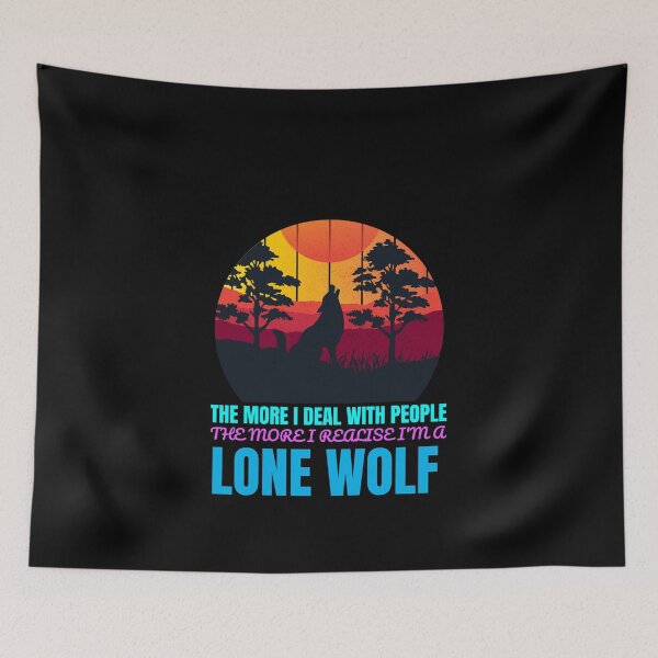 Item preview, I Realise I'm A Lone Wolf designed and sold by Daniel Paravinic.