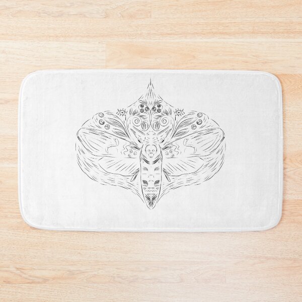 Item preview, Dark Vintage Witchy Gothic Death Moth  designed and sold by aneladesigns.