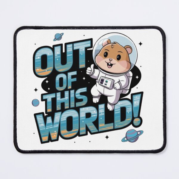 Item preview, Adventurous Hamster in Outer Space Suit designed and sold by Petpixy.