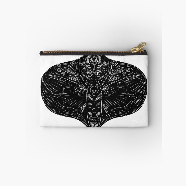 Item preview, Dark Vintage Witchy Gothic Black Death Moth  designed and sold by aneladesigns.