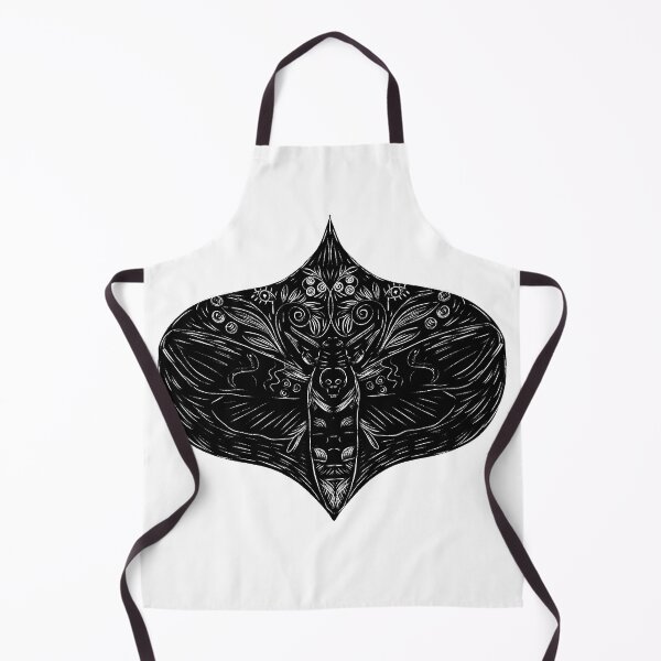 Item preview, Dark Vintage Witchy Gothic Black Death Moth  designed and sold by aneladesigns.