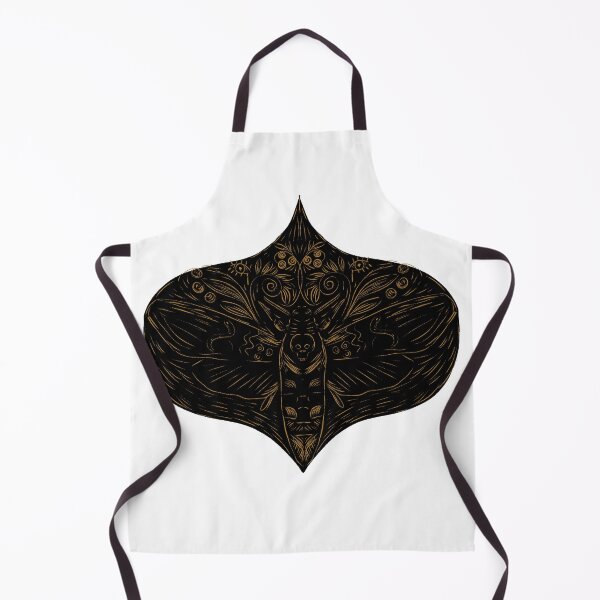 Item preview, Dark Vintage Witchy Gothic Brown Death Moth  designed and sold by aneladesigns.