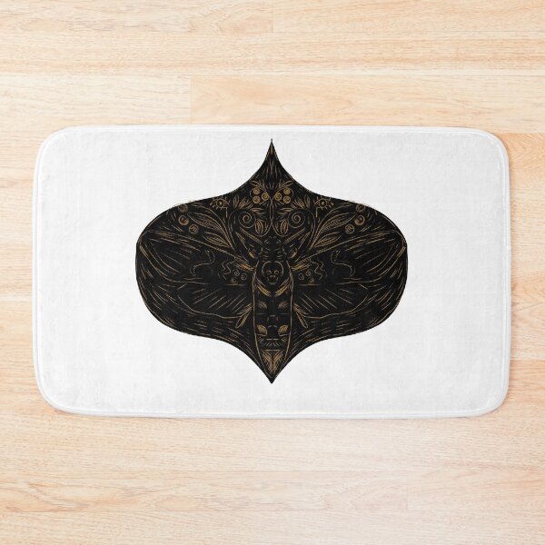 Item preview, Dark Vintage Witchy Gothic Brown Death Moth  designed and sold by aneladesigns.