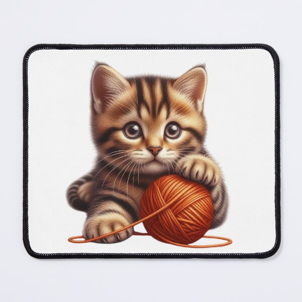 Item preview, Playful and Expressive: The Kitten and his Ball of Wool designed and sold by CHRIST5000.