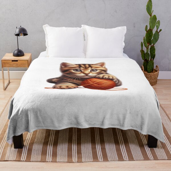 Item preview, Playful and Expressive: The Kitten and his Ball of Wool designed and sold by CHRIST5000.