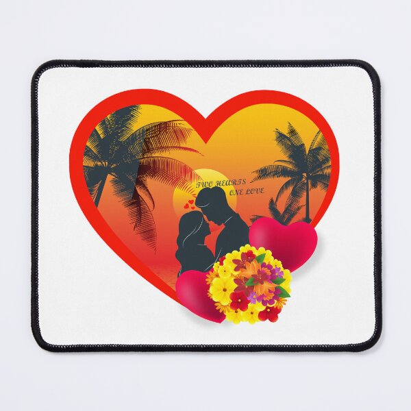 Item preview, two hearts one love designed and sold by guruprinters.