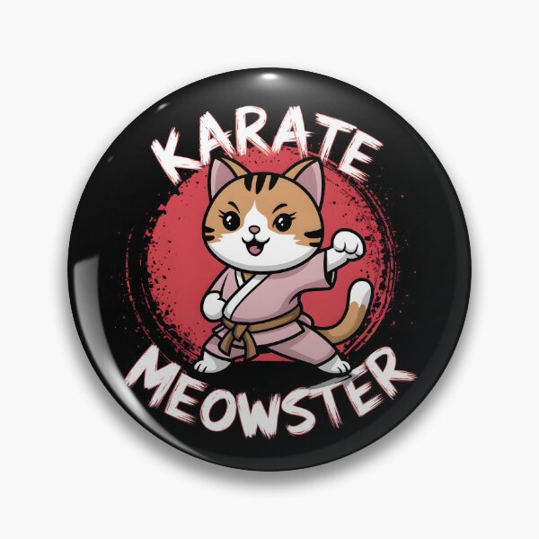 Item preview, Karate Meowster Teacher Cat designed and sold by Davidpama.