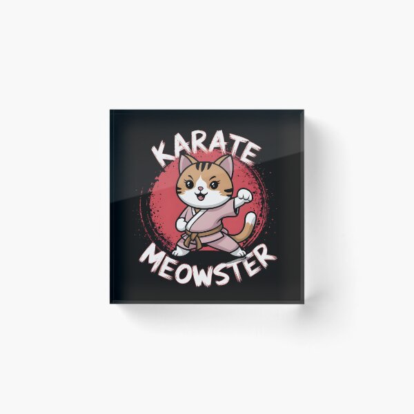 Item preview, Karate Meowster Teacher Cat designed and sold by Davidpama.