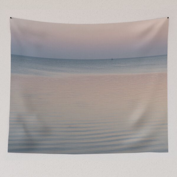 Item preview, Cali Casual Seascape in Pink and Blue designed and sold by Georgia Mizuleva.