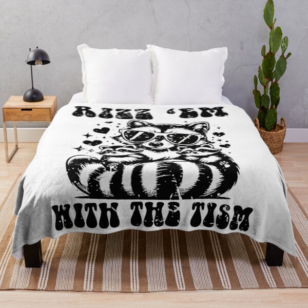 Item preview, Rizz Em With The Tism Funny Autism Awarness Raccoon Meme designed and sold by LeoVargasVelha.