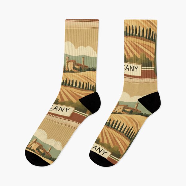 Item preview, Vintage Tuscany Print – Elegant design of the picturesque region of Italy designed and sold by KarakitAI.