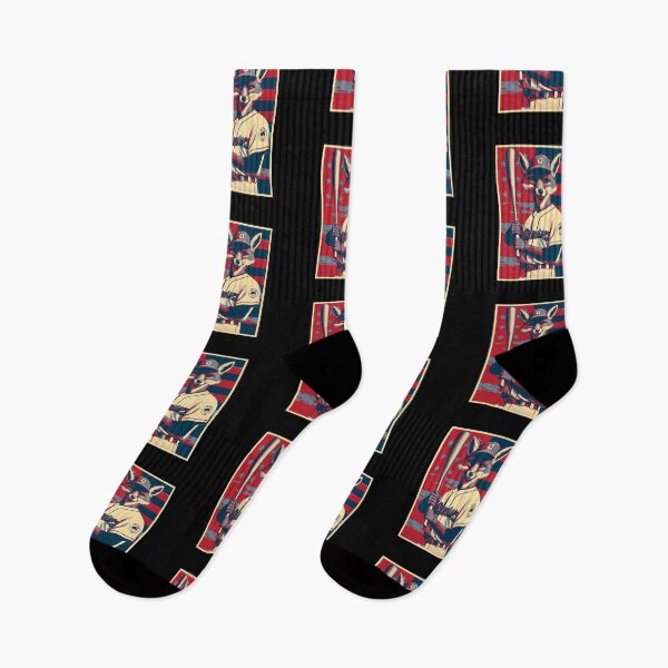 Item preview, Fox Baseball Player American Flag HOPE designed and sold by TrueArtsStore.