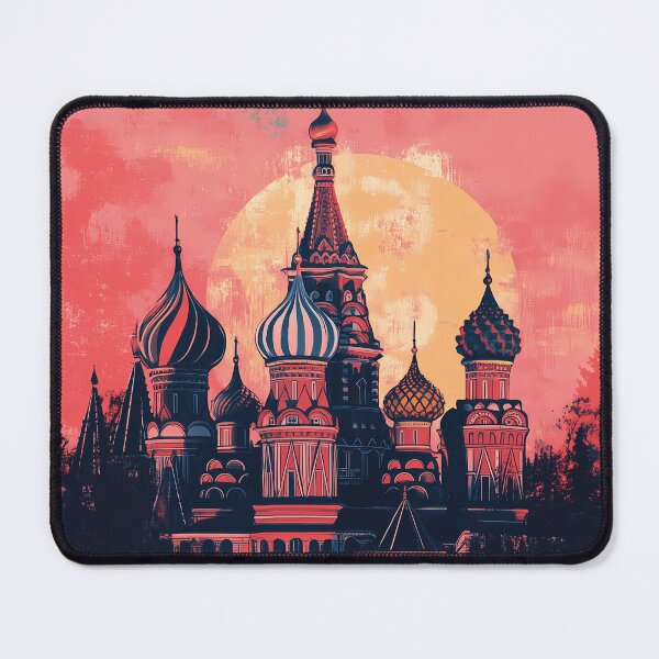 Item preview, Moscow Travel Poster designed and sold by Minuitvagabond.