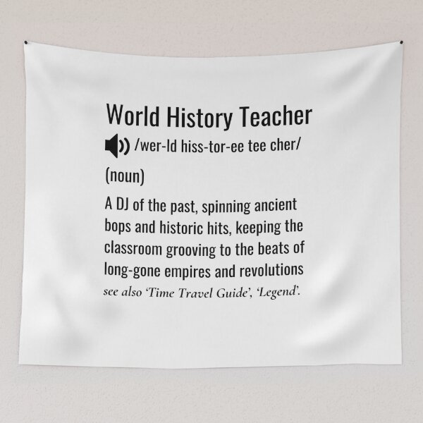 Item preview, World History Teacher definition designed and sold by sydney-syder.
