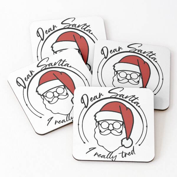 Item preview, Santa Clause 2024 Christmas Trend Dear Santa I Tried Mug designed and sold by The Art of Kkatarynka.