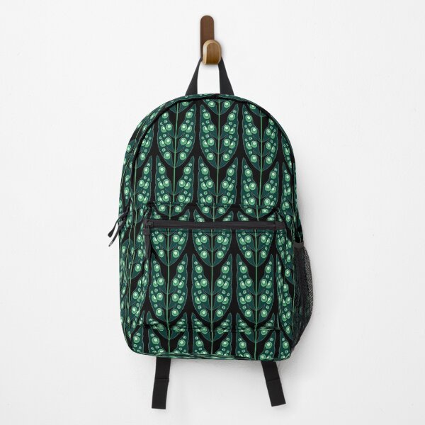 Item preview, Surreal Leaves, Green on black background designed and sold by Alex Blud.