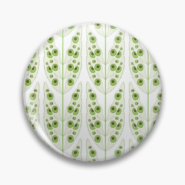 Item preview, Surreal Leaves, Green on white background designed and sold by Alex  Blud.