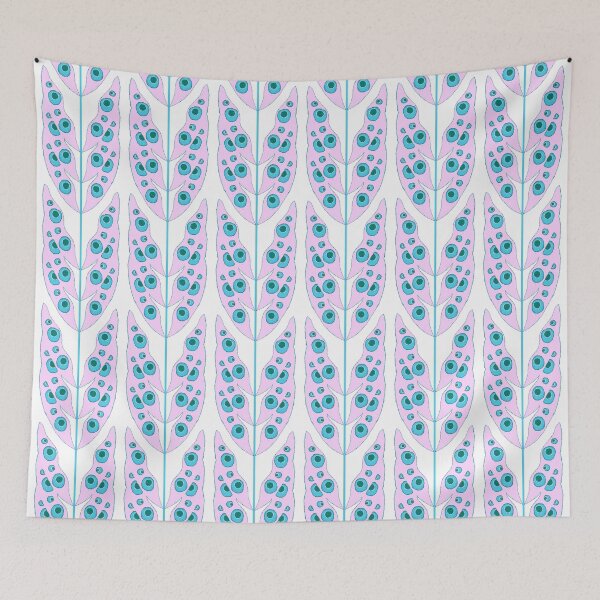 Item preview, Surreal Leaves, Pink on white background designed and sold by Alex  Blud.