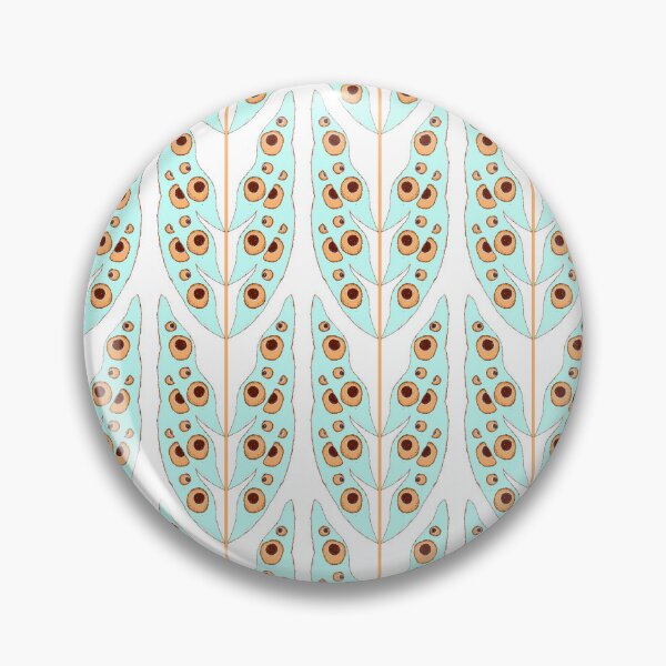 Item preview, Surreal Leaves, Turquoise on white background designed and sold by Alex  Blud.