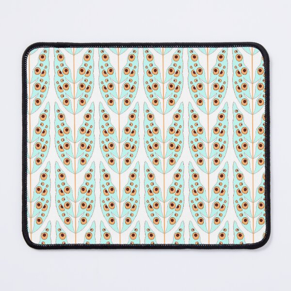 Item preview, Surreal Leaves, Turquoise on white background designed and sold by Alex Blud.
