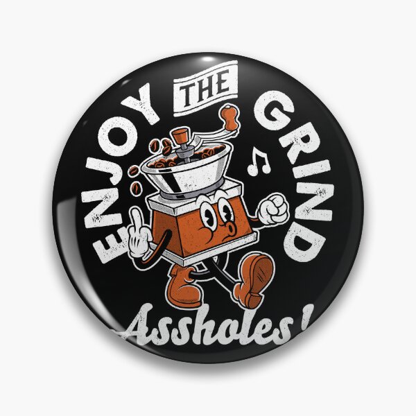 Item preview, Enjoy The Grind - Flipping The Bird - Cursing Vintage Cartoon designed and sold by Nemons.